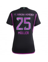 Bayern Munich Thomas Muller #25 Vieraspaita Naisten 2023-24 Lyhythihainen